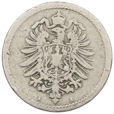 5 пфеннигов 1889 года A Германия