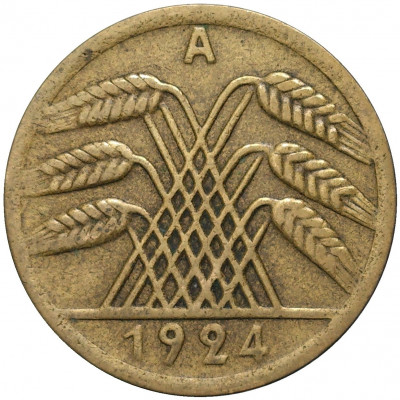 50 рентенпфеннигов 1924 года A Германия