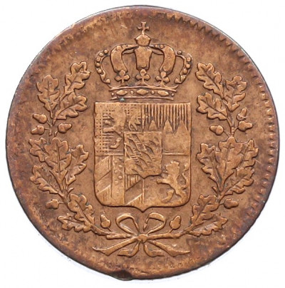 1 пфенниг 1847 года Бавария