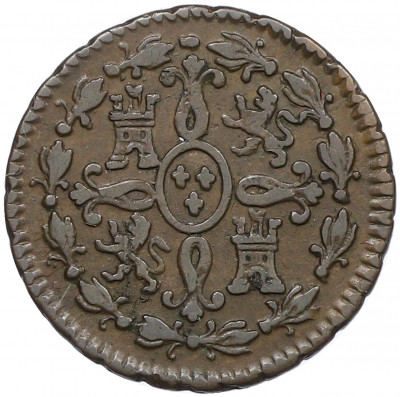 2 мараведи 1827 года Испания