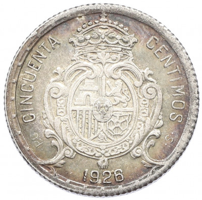 50 сентимо 1926 года Испания