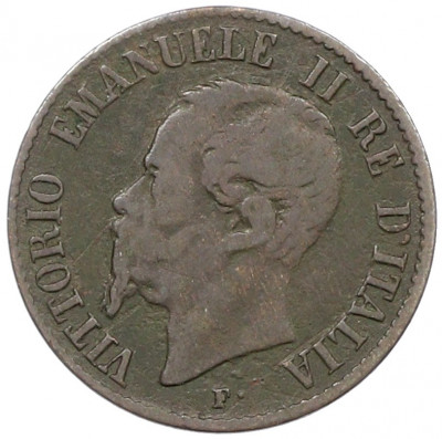 1 чентезимо 1861 года M Италия