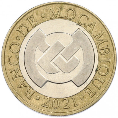 10 метикалов 2021 года Мозамбик