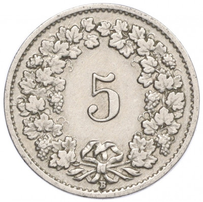 5 раппенов 1921 года Швейцария