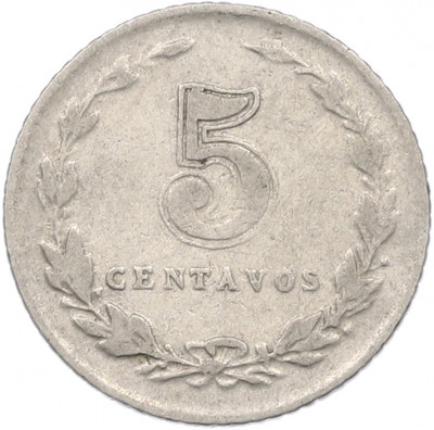 5 сентаво 1929 года Аргентина