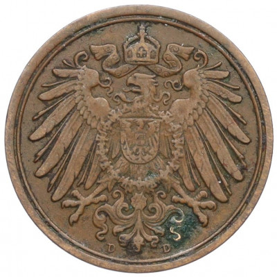 1 пфенниг 1911 года D Германия