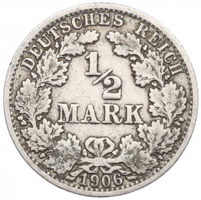 1/2 марки 1906 года A Германия