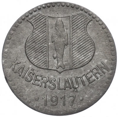 10 пфеннигов 1917 года Германия — город Кайзерслаутерн (Нотгельд)