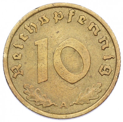 10 рейхспфеннигов 1938 года A Германия
