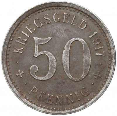 50 пфеннигов 1917 года Германия — город Менден (Нотгельд)