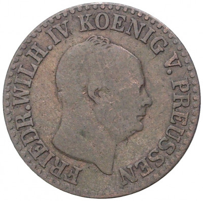 1/2 серебряного гроша 1858 года A Германия