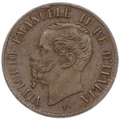 1 чентезимо 1867 года M Италия