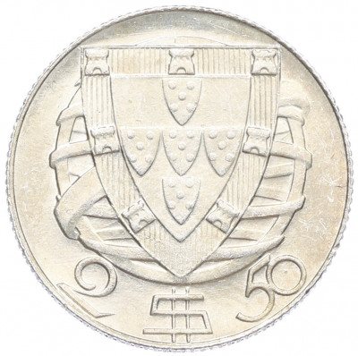 2.50 эскудо 1951 года Португалия