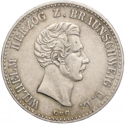 1 талер 1850 года Брауншвейг-Вольфенбюттель