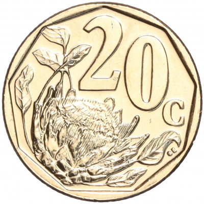 20 центов 2021 года ЮАР