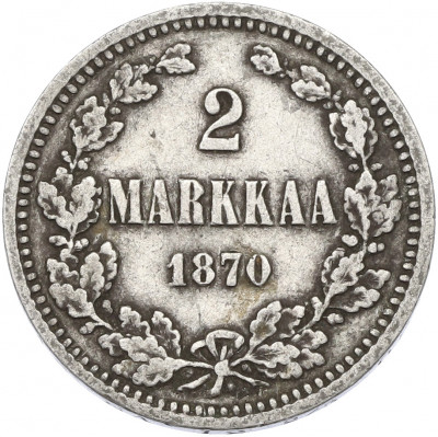 2 марки 1870 года Русская Финляндия