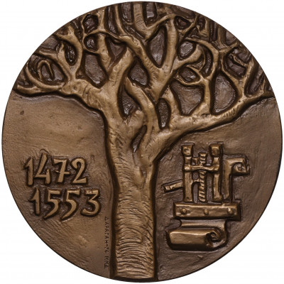 Настольная медаль 1974 года ММД «Лукас Кранах»