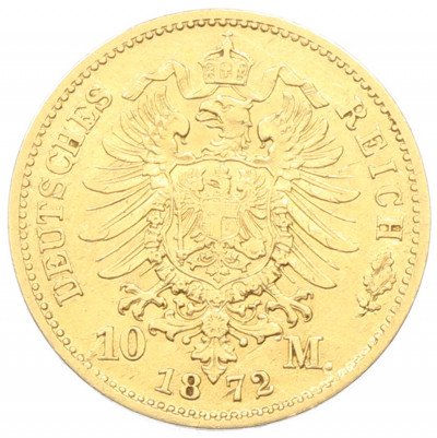 10 марок 1872 года C Пруссия