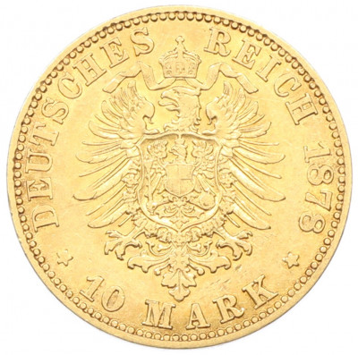10 марок 1878 года A Пруссия