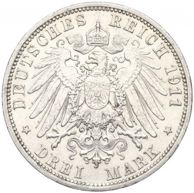 3 марки 1911 года A Германия (Ангальт)