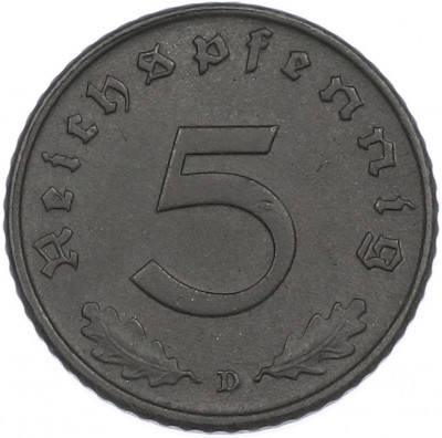 5 рейхспфеннигов 1947 года D Германия