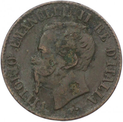 1 чентезимо 1867 года M Италия