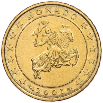 10 евроцентов 2001 года Монако