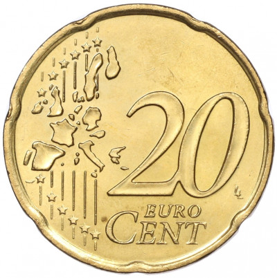 20 евроцентов 2001 года Монако