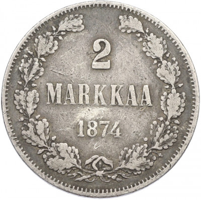 2 марки 1874 года Русская Финляндия