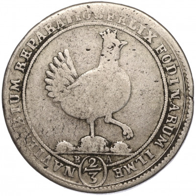 2/3 талера 1693 года Хеннеберг-Ильменау