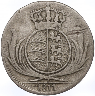 6 крейцеров 1811 года Вюртемберг