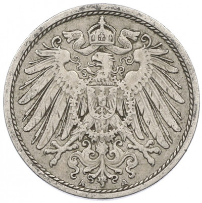 10 пфеннигов 1906 года A Германия