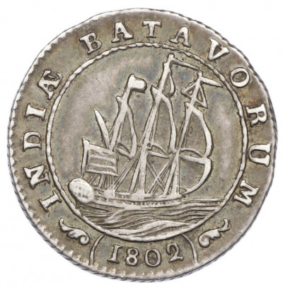 1/2 гульдена 1802 года Голландская Ост-Индия