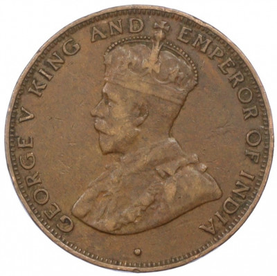 1 цент 1934 года Гонконг