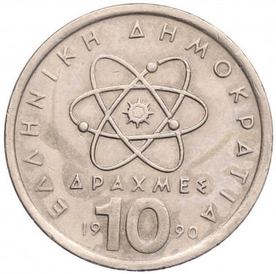 10 драхм 1990 года Греция