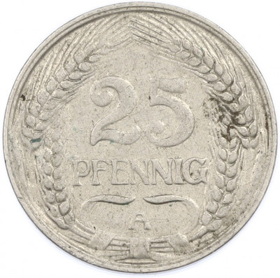 25 пфеннигов 1911 года A Германия