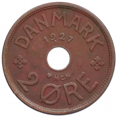 2 эре 1927 года Дания