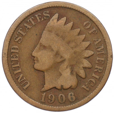 1 цент 1906 года США