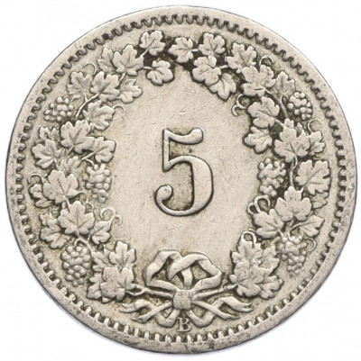 5 раппенов 1915 года Швейцария