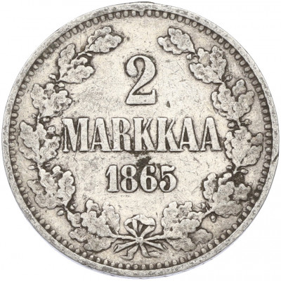 2 марки 1865 года Русская Финляндия