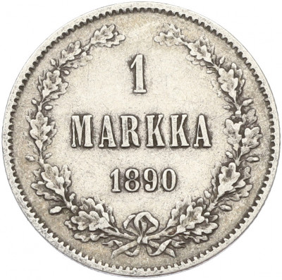 1 марка 1890 года Русская Финляндия