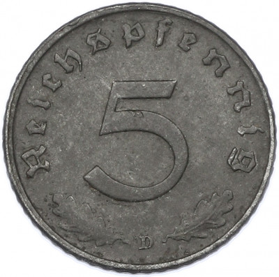 5 рейхспфеннигов 1947 года D Германия