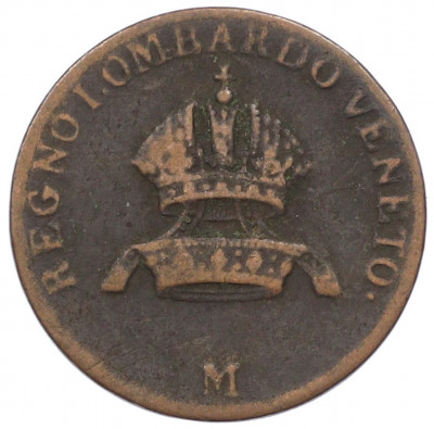 1 чентезимо 1822 года Ломбардия-Венеция