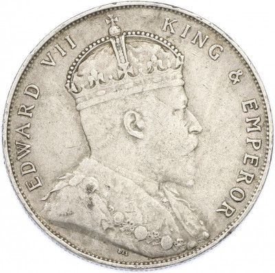 1 доллар 1908 года Стрейтс Сетлментс