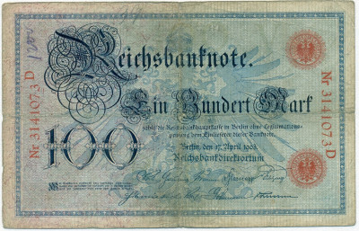 100 марок 1903 года Германия