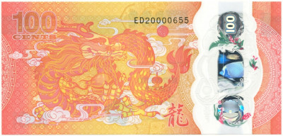 100 центов 2023 года Фиджи