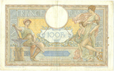 100 франков 1934 года Франция