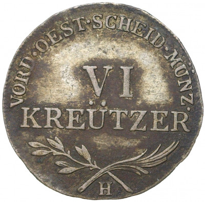 6 крейцеров 1804 года Передняя Австрия