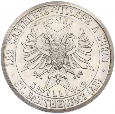 1 шиллинг 1970 года Сен-Бартелеми (Unusual)