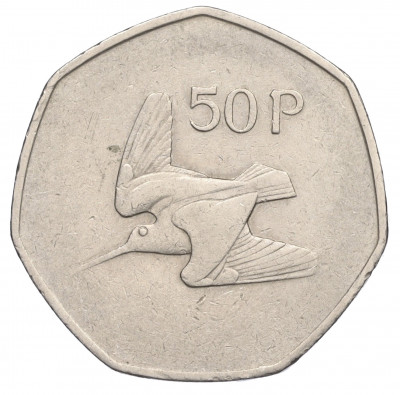 50 пенсов 1983 года Ирландия